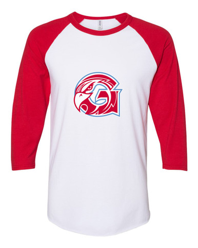 Glendale Falcons Mascot #1 Women's Baseball T-Shirt
