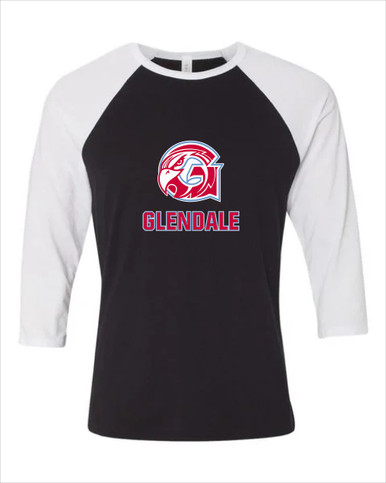 Glendale Falcons Mascot #2 Women's Baseball T-Shirt