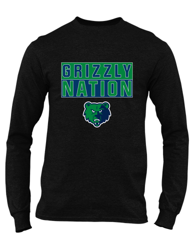Creekview Grizzlies Nation #1 Men's Premium LS T-Shirt