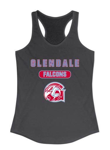 Glendale Falcons Mascot #3 Women's Tank Top