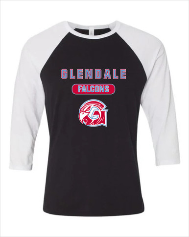 Glendale Falcons Mascot #3 Men's Baseball T-Shirt
