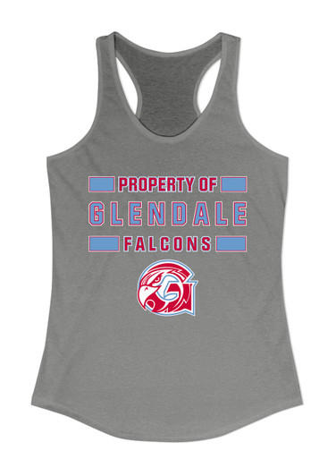 Glendale Falcons Property Of Women's Tank Top