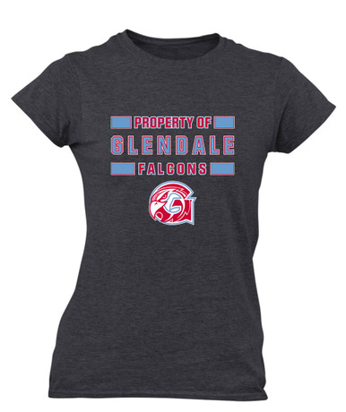 Glendale Falcons Property Of Women's SS T-Shirt