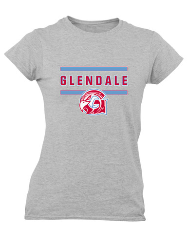 Glendale Falcons Mascot #4 Women's Premium SS T-Shirt