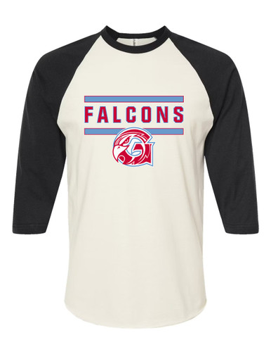 Glendale Falcons Mascot #5 Men's Baseball T-Shirt
