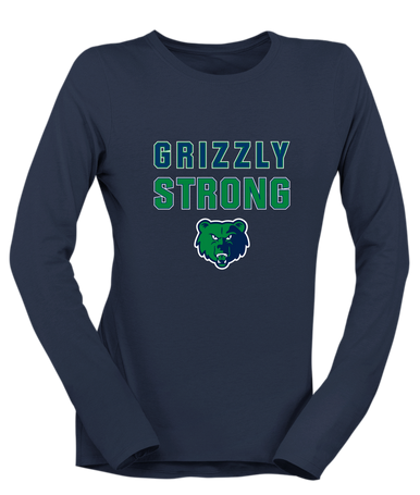 Creekview Grizzlies Strong #2 Women's LS T-Shirt