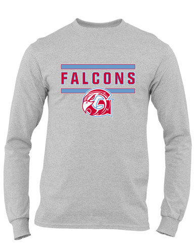 Glendale Falcons Mascot #5 Men's LS T-Shirt