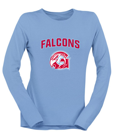 Glendale Falcons Mascot #6 Women's LS T-Shirt