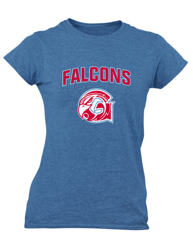 Glendale Falcons Mascot #6 Women's Premium SS T-Shirt
