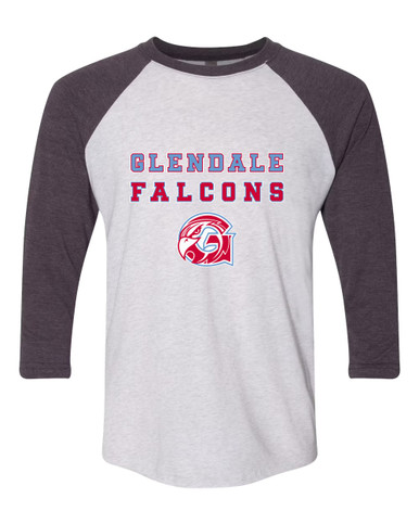 Glendale Falcons Spirit Women's Baseball T-Shirt