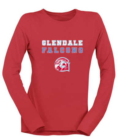 Glendale Falcons Spirit Women's LS T-Shirt