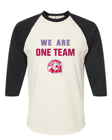 Glendale Falcons We Are One Team Women's Baseball T-Shirt