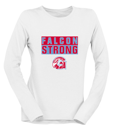 Glendale Falcons Strong #1 Women's LS T-Shirt