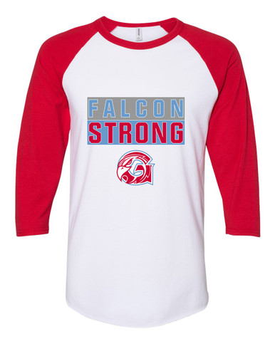 Glendale Falcons Strong #1 Men's Baseball T-Shirt