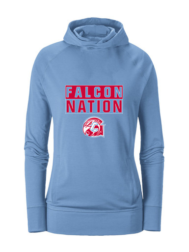 Glendale Falcons Nation #1 Women's Hoodie