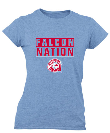 Glendale Falcons Nation #1 Women's SS T-Shirt
