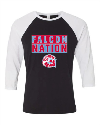 Glendale Falcons Nation #1 Men's Baseball T-Shirt