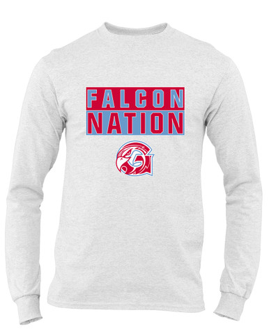 Glendale Falcons Nation #1 Men's LS T-Shirt