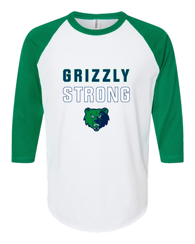 Creekview Grizzlies Strong #2 Men's Baseball T-Shirt