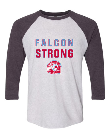 Glendale Falcons Strong #2 Men's Baseball T-Shirt