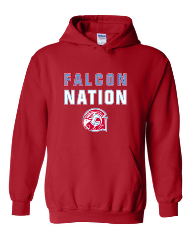 Glendale Falcons Nation #2 Men's Hoodie