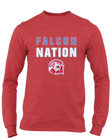 Glendale Falcons Nation #2 Men's LS T-Shirt