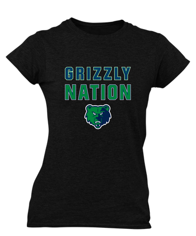 Creekview Grizzlies Nation #2 Women's Premium SS T-Shirt