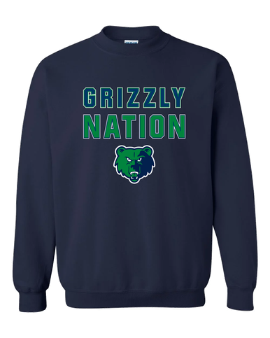 Creekview Grizzlies Nation #2 Men's Sweatshirt