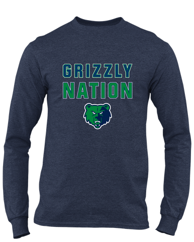 Creekview Grizzlies Nation #2 Men's LS T-Shirt