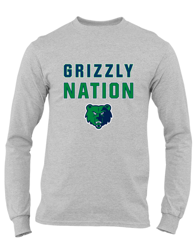 Creekview Grizzlies Nation #2 Men's Premium LS T-Shirt