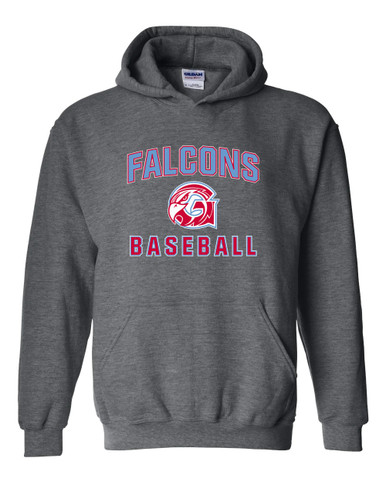 Glendale Falcons Baseball #1 Men's Hoodie