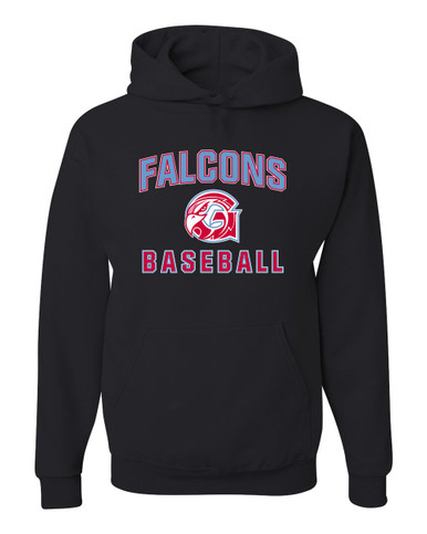 Glendale Falcons Baseball #1 Men's Premium Hoodie
