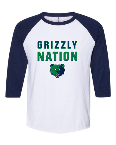 Creekview Grizzlies Nation #2 Men's Baseball T-Shirt