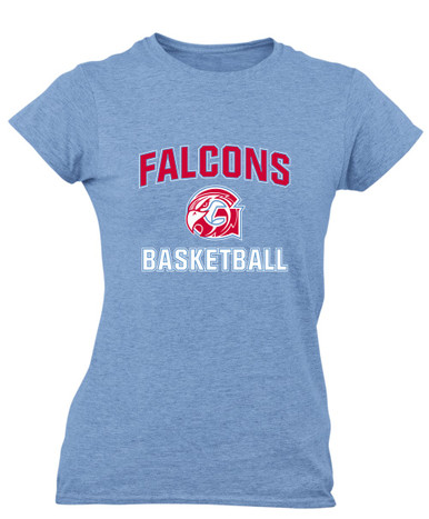 Glendale Falcons Basketball #1 Women's SS T-Shirt