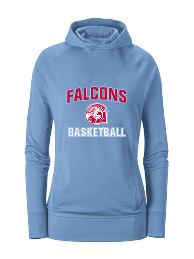Glendale Falcons Basketball #1 Women's Hoodie