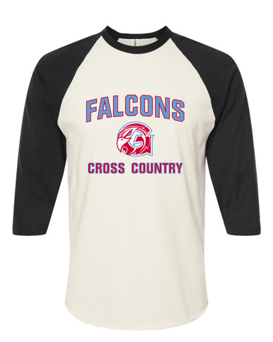 Glendale Falcons Cross Country Women's Baseball T-Shirt