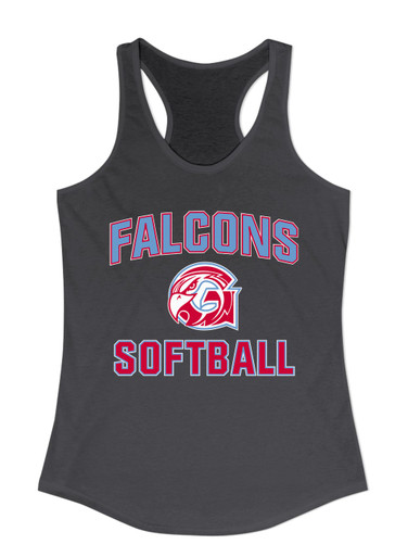 Glendale Falcons Softball #1 Women's Tank Top