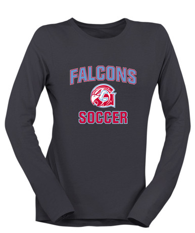Glendale Falcons Soccer #1 Women's LS T-Shirt