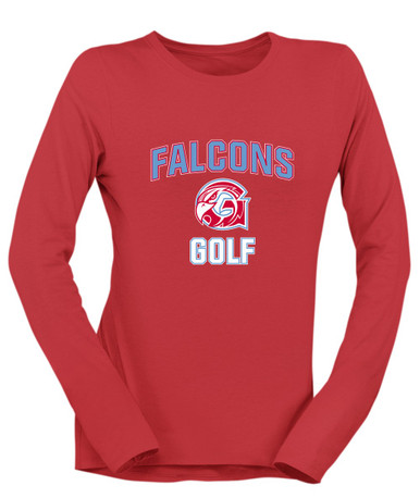 Glendale Falcons Golf Women's Premium LS T-Shirt