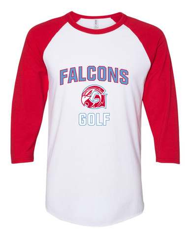 Glendale Falcons Golf Women's Baseball T-Shirt