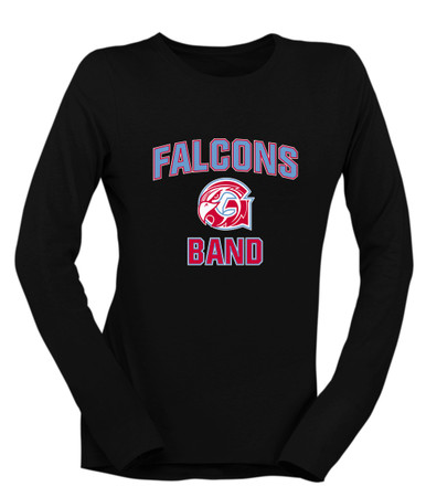 Glendale Falcons Band # 1 Women's Premium LS T-Shirt