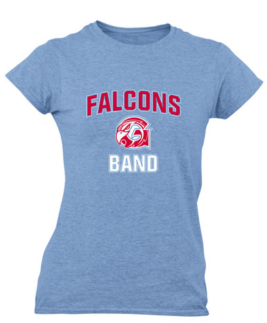 Glendale Falcons Band # 1 Women's SS T-Shirt