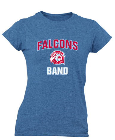 Glendale Falcons Band # 1 Women's Premium SS T-Shirt