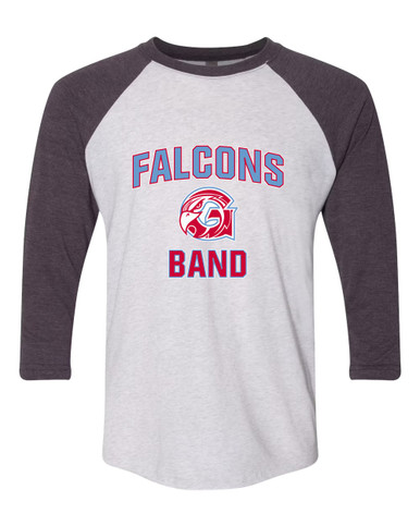 Glendale Falcons Band # 1 Men's Baseball T-Shirt