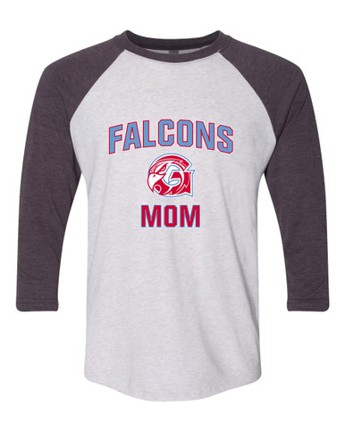 Glendale Falcons Mom Women's Baseball T-Shirt