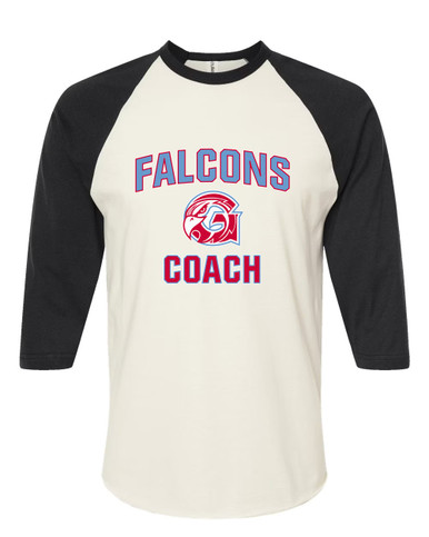 Glendale Falcons Coach Women's Baseball T-Shirt