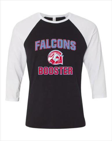Glendale Falcons Booster Women's Baseball T-Shirt