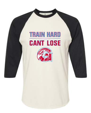 Glendale Falcons Train Hard, Can't Lose Men's Baseball T-Shirt