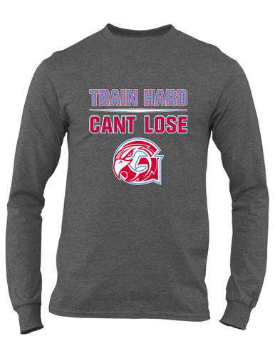 Glendale Falcons Train Hard, Can't Lose Men's LS T-Shirt