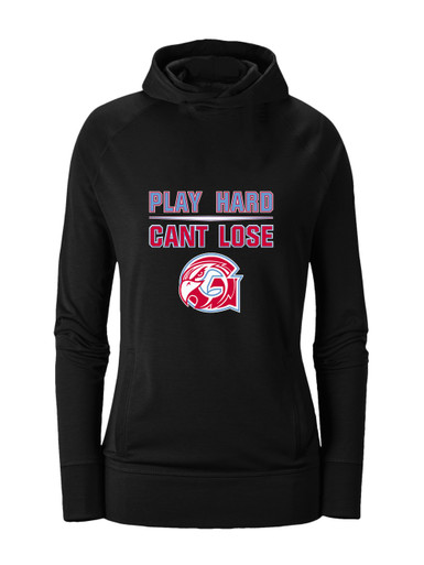Glendale Falcons Play Hard, Can't Lose Women's Hoodie